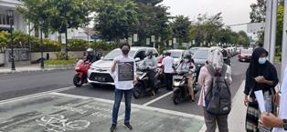 Liga Mahasiswa Muslim Yogyakarta Turun ke Jalan Gelar Aksi Kecam Diskriminasi Apartheid Israel